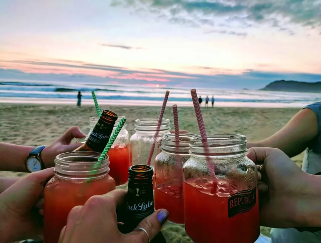 Garden Route Cocktails on the beach