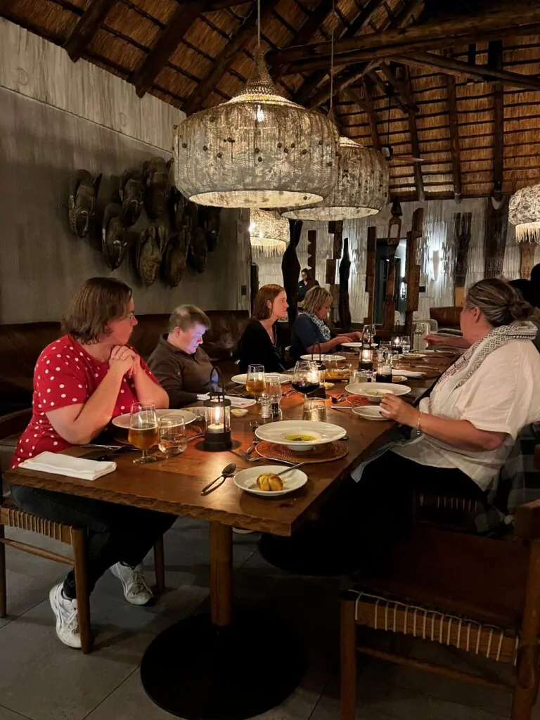 South Africa Safari Game Drive restaurant in the Kruger National Park