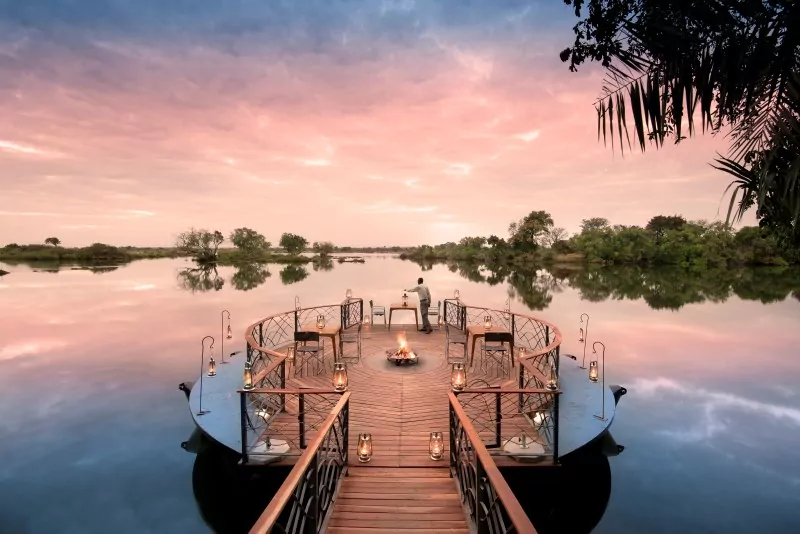Victoria Falls Thorn Tree Romantic Dinner on Zimbabwe Safari Tour 2026